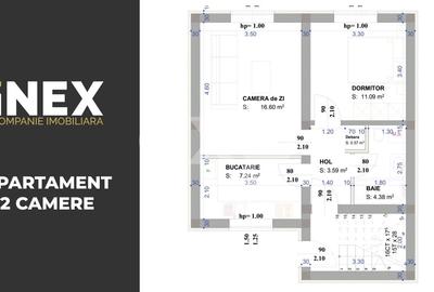 Apartament 2 camere in Trivale City | Faza 2 | Proiect Nou - 1