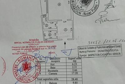 Garsonieră decomandată, mobilată în Țiglina 2 - 2