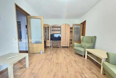 Apartament cu 2 camere semidecomandat, mobilat în Băneasa