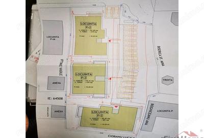 Teren 1.616 mp, D=28 ml, central zona case, autorizatie 3 cladiri P+2 - 7