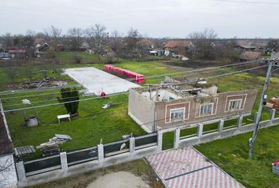 Teren intravilan cu fundatie inceputa si materiale - 7