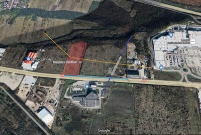 Teren in zona comerciala | Vama Pitesti |  S: 12.000 mp | Deschidere 65m | Autos - 2