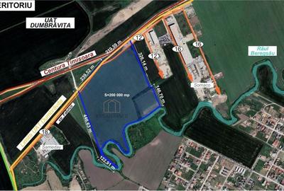 Dumbravita 20 Hectare Teren Industrial - Hale Productie - PUZ Aprobat - 1