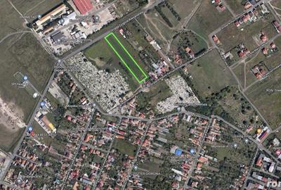 Teren intravilan, 4400mp, doua fronturi stradale, 20ml, zona Mehala! - 1