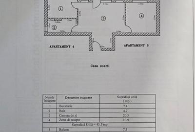Apartament cu 2 camere semidecomandat, mobilat în Central - 2