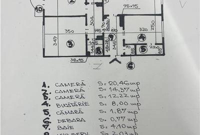 Apartament cu 3 camere decomandat, mobilat în Tei - 13