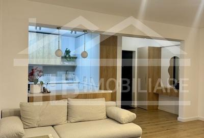 Apartament cu 2 camere semidecomandat, mobilat în Unirii - 1