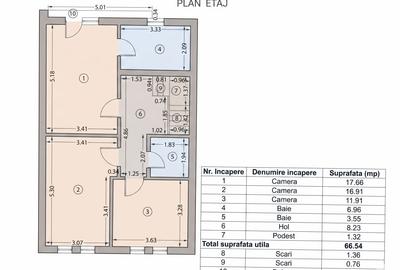 Casă individuală cu 4 camere cu Teren 300 Mp în Tunari - 8