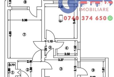 ID 2566 Apartament 2 camere * Str Alunisului