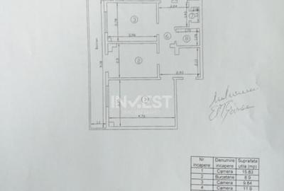 Apartament cu 3 camere decomandat în Canta