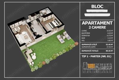 Apartament cu 2 camere decomandat în Central - 2