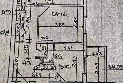 Apartament cu 3 camere decomandat în Păcurari - 1