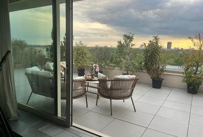 Penthouse pe 2 etaje  lângă  Herastrau,2 terase,2locuri de parcare - 24