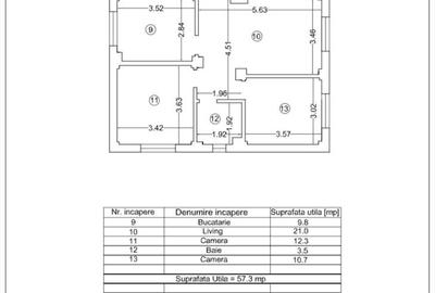 Apartament cu 3 camere decomandat în Năvodari - 6