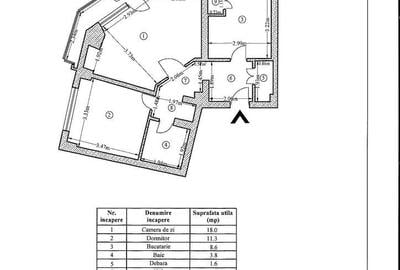 Apartament cu 2 camere decomandat în Gara de Nord - 1