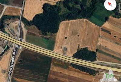 SUPER-PRET Teren 1ha intravilan intre A0, padure si raul Sabar - 6