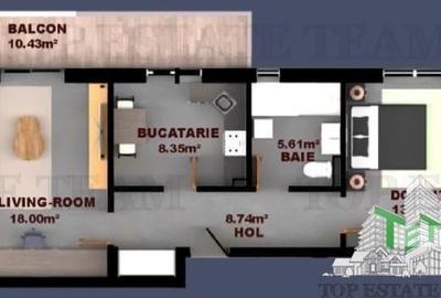 Apartament 2 camere Premium, pompe de caldura, zona Fundeni
