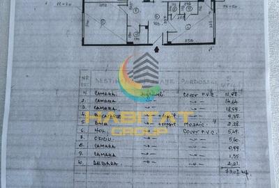 Apartament cu 3 camere decomandat în Brâncoveanu