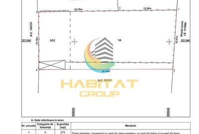 Teren Construcții intravilan de 355 mp, în Central - 1