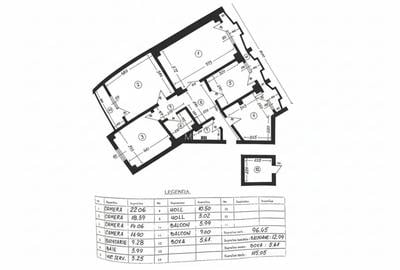 Apartament cu 4 camere decomandat în 13 Septembrie - 10