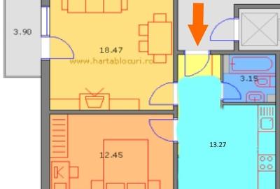 Apartament 2 Camere Titan Diham - Bd Nicolae Grigorescu - Basarabia - 8