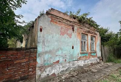 Teren intravilan cu casa de demolat, toate utilitatile - Denta - 1