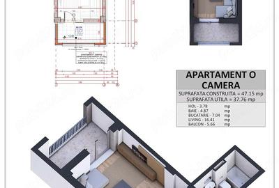 Garsonieră decomandată în Central - 6