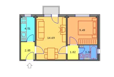 Apartament 2 camere etajul 2, lift -Sector 4 -Brancoveanu -Berceni - 3