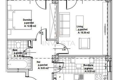 APARTAMENT DE VANZARE 2 CAMERE ULTRAFINISAT ETAJ 1 PARCARE - 13