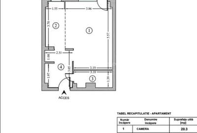 Garsonieră decomandată în Pantelimon