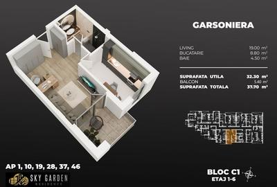 Garsonieră decomandată în Nord-Vest