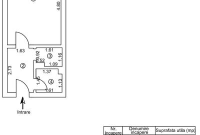 Garsonieră în Central