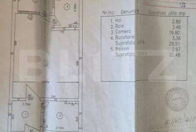 Garsoniera 32 mp, mobilata si utilata - Brazda lui Novac - 8