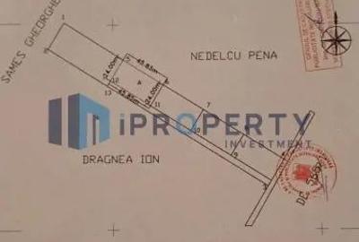 Teren 1289 Mp | Dobroesti Granita cu Pantelimon In Camp | Deschidere 45 Ml - 2