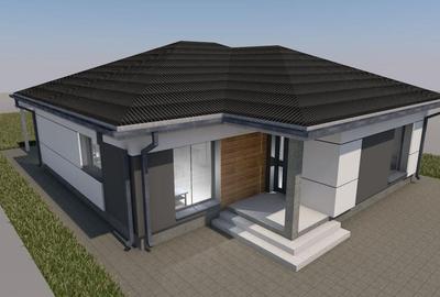 Casă individuală cu 4 camere cu Canalizare în Moșnița Nouă