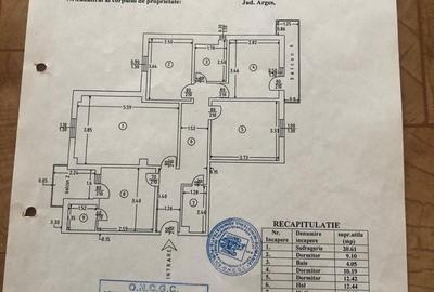 Apartament cu 3 camere decomandat în Central
