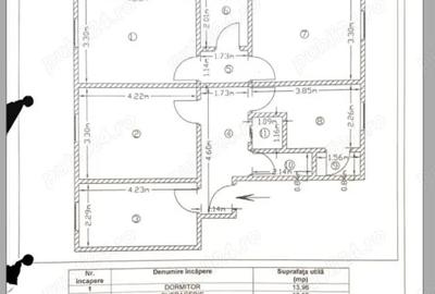 Vand apartament 4 camere parter 80m2 Alexandria str Independentei nr2 Bl307 scA Ap2 parter - 2