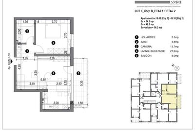 COMISION 0%-Apartament 2 camere, etaj 1, 49 mp, cu LIFT - Timisoara - 7