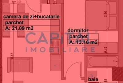Apartament de vanzare, 2 camere, etaj 1, comision 0% - 2