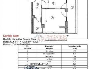 Avans 6475 euro - 3 camere - Gata de mutat - Delta - 2