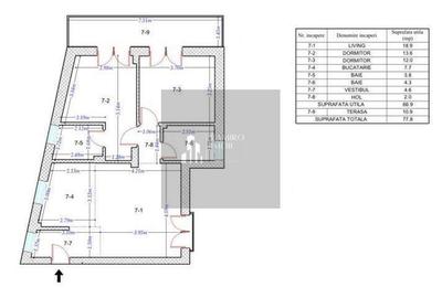 Apartament cu 3 camere decomandat în Giurgiului - 9