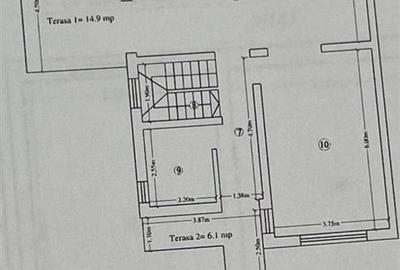Duplex cu 6 camere cu Canalizare în Miroslava - 7
