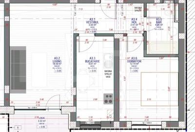 Apartament cu 2 camere decomandat în Mehala
