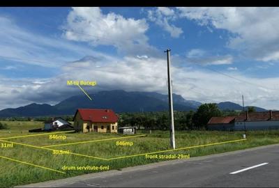Teren constructii casa vila pensiune  intrare Bran . - 2