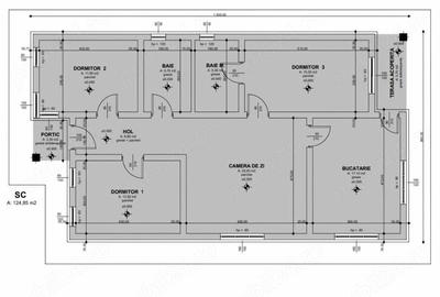 Casă cu 7 camere cu Teren 500 Mp în Manolești - 2