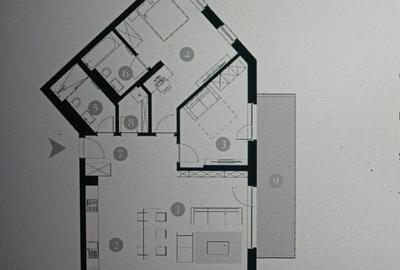 Apartament 3 camere - 92 mp suprafata utila - 6