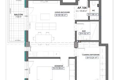 Apartamente Premium 3 camere Bratianu 211 - 6