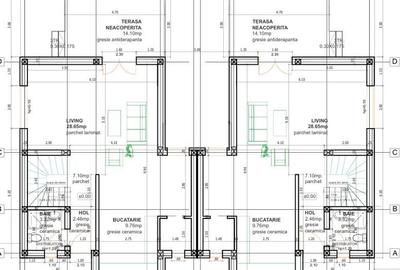 Sanandrei Duplex cu Perete Dublu, Proiect Modern - 2