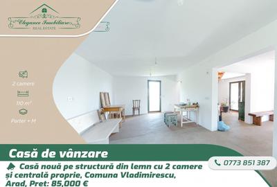 Casă individuală cu 2 camere cu Teren 500 Mp în Vladimirescu - 1
