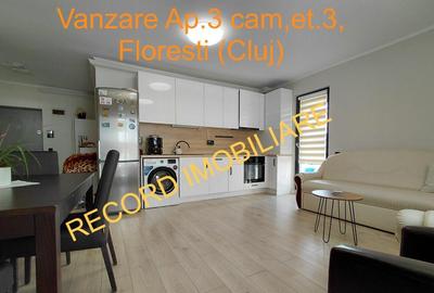 Ap 3 cam 59 mp, terasa 28 mp,et.3, lift Floresti - 1